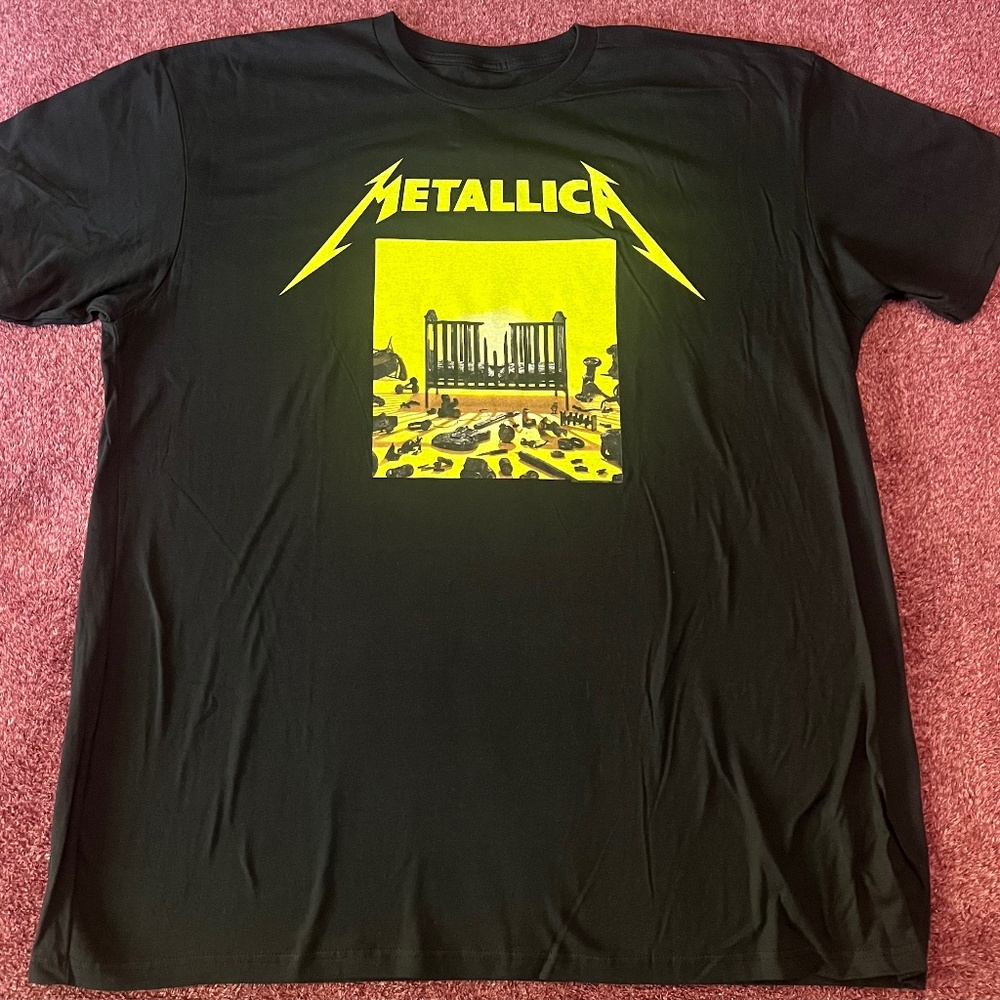 Metallica 72 Seasons Squared Cover T-Shirt Black Size 3XL